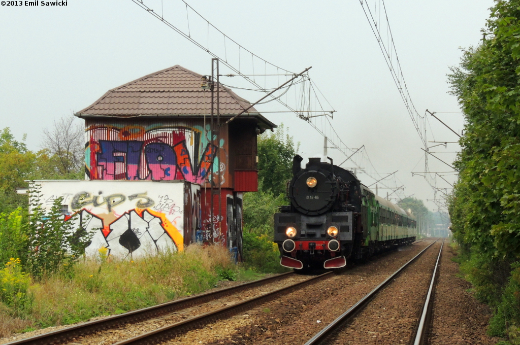 Ol49-69+SU45-089 z pociągiem "KILOF"