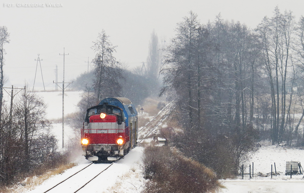 SU42-518 na linii Brzeg - Nysa