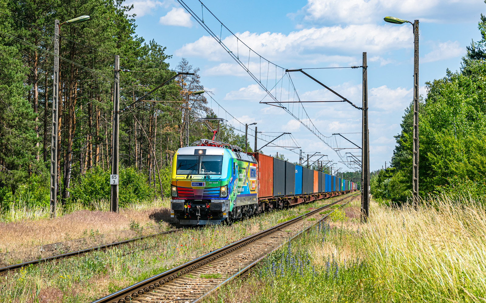 Kolorowy Vectron na S-Ł