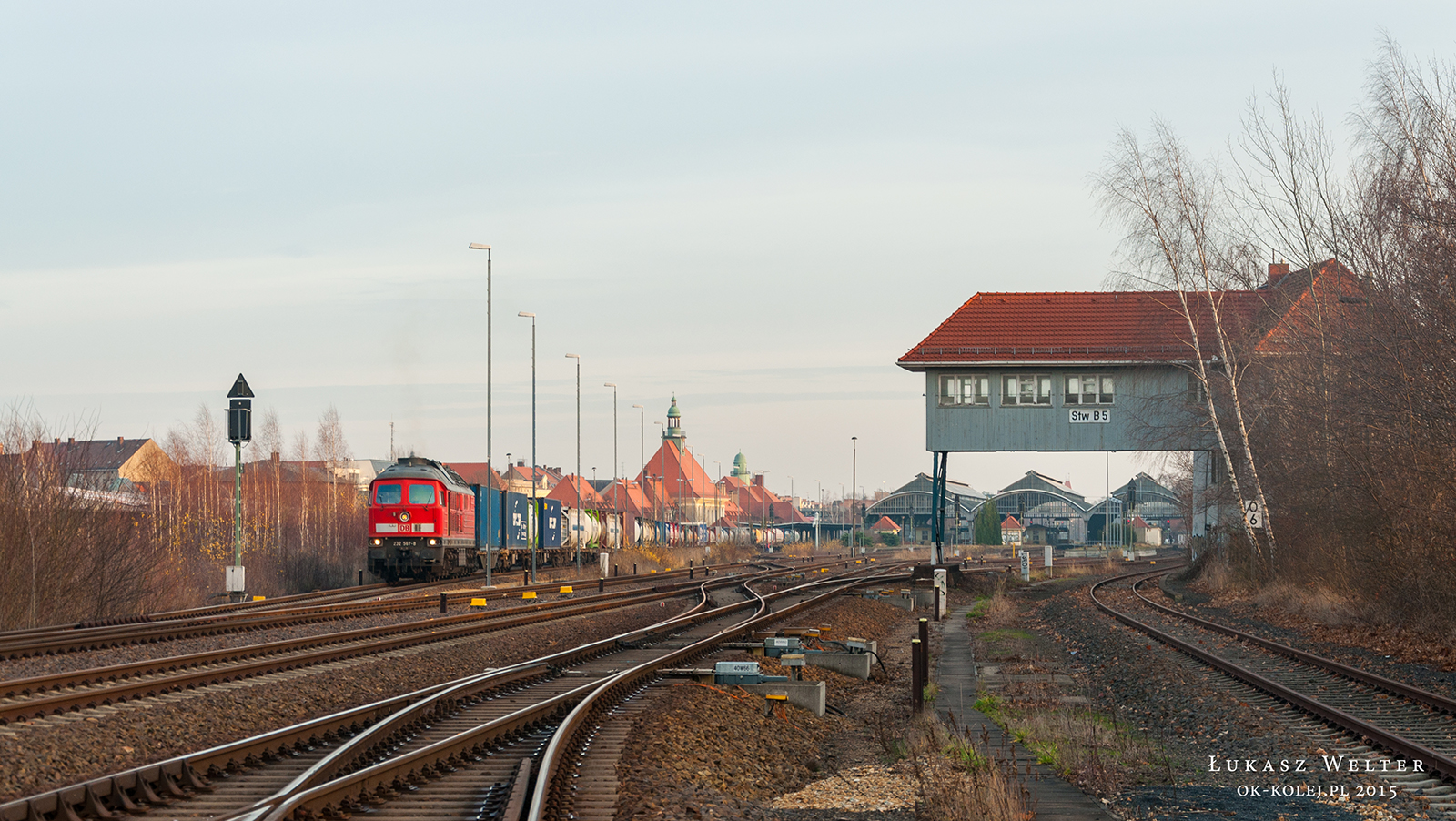 Panorama dworca Görlitz