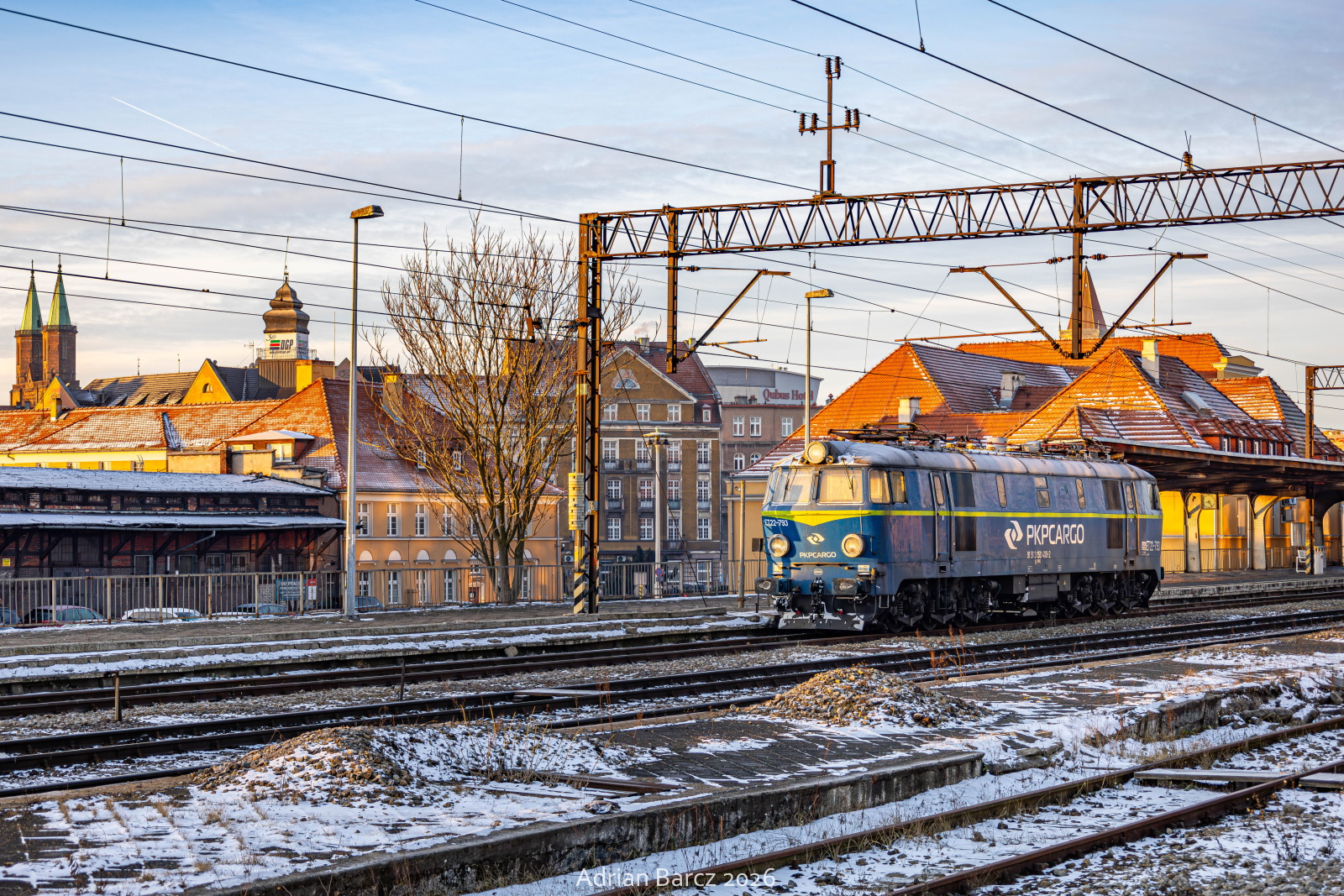 Mroźny poranek w Legnicy