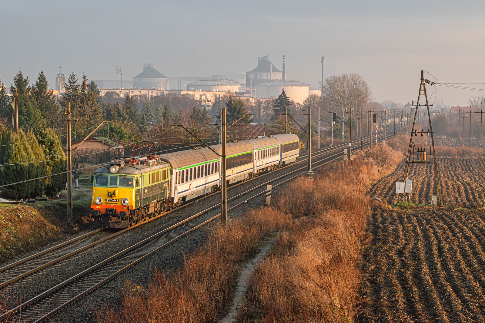 EP07-442 w blasku zimowego słońca